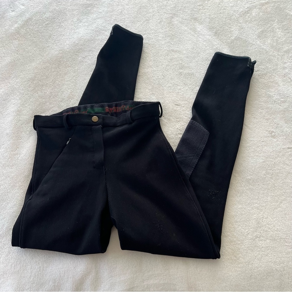 TuffRider Ribbed Navy Blue Horse Riding Breeches Pants